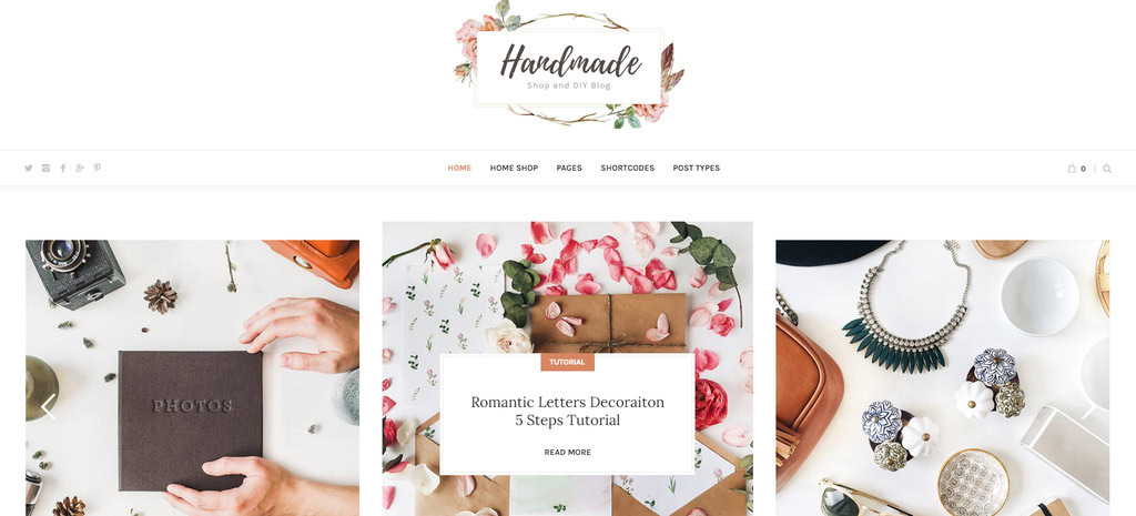 Handmade shop, un thème WooCommerce WordPress