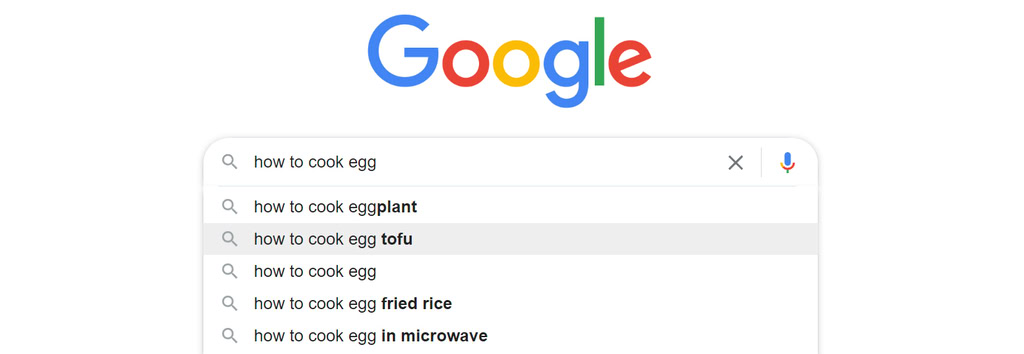 Mots clés à longue traîne sur Google autofill