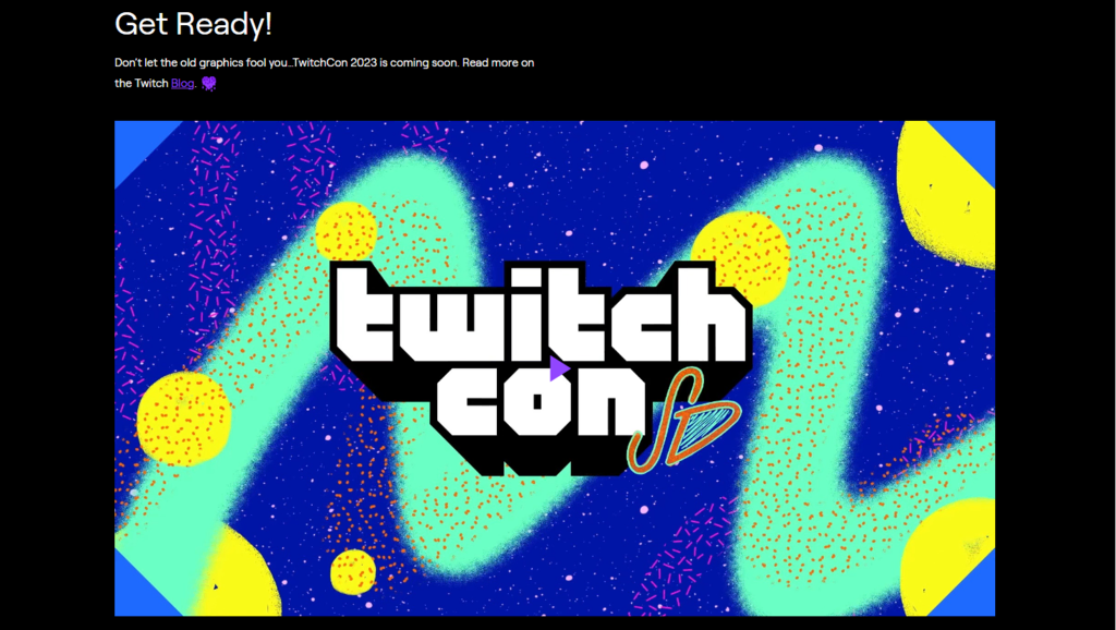 site web de TwitchCon