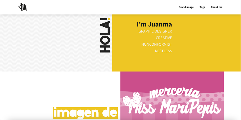 Landing page de Juanma