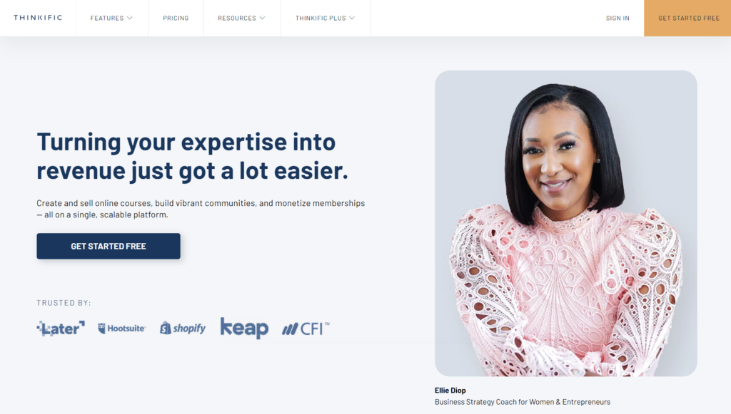 Thinkific, un site de création de cours en ligne