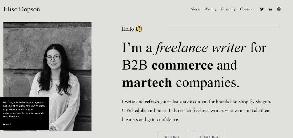 capture d'un site de freelancer