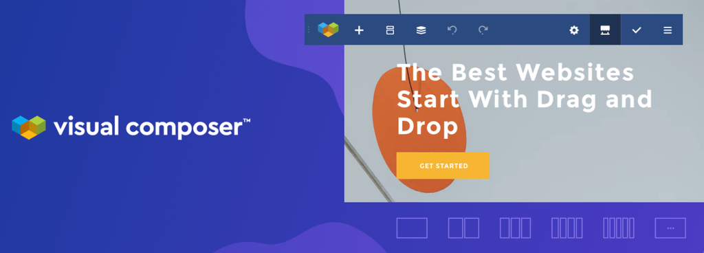 Bannière du plugin WordPress Visual Composer