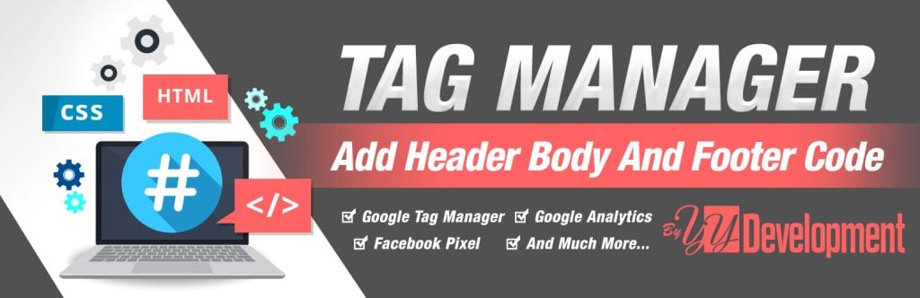 Bannière du plugin Tag manager – Header, Body And Footer