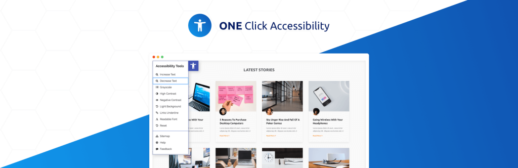 one click accessibilité un plugin wordpress conçu pour améliorer l'accessibilité de votre site