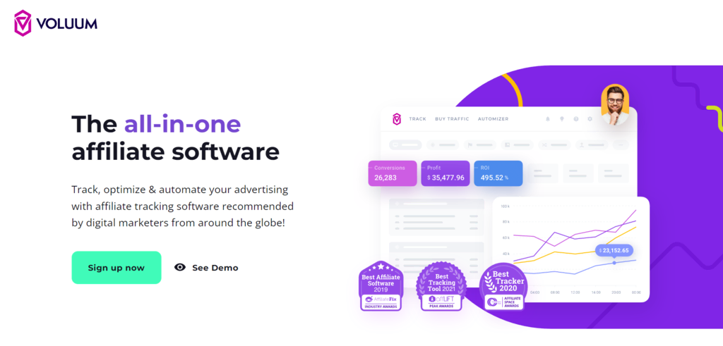 Voluum : le logiciel d'affiliation tout-en-un. 